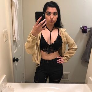 Sexy choker bralette